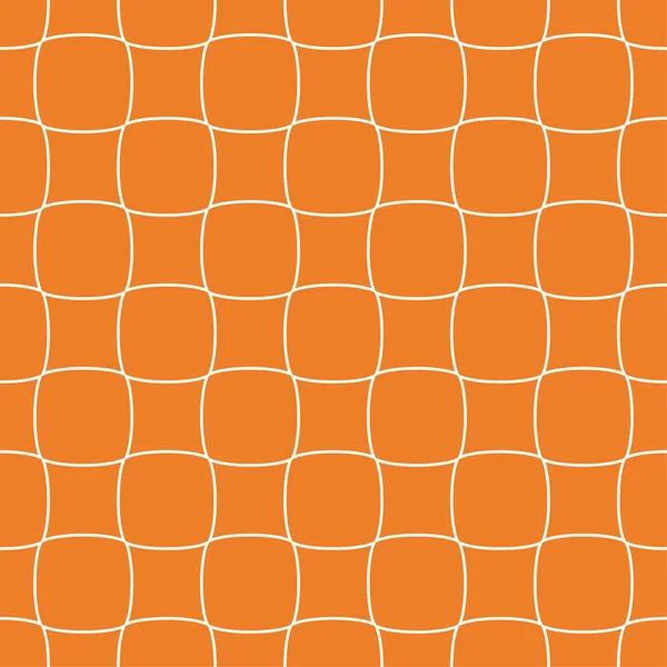 Ornement Géométrique Motif Sans Couture Orange Blanc Pour Toile Textile — Image vectorielle