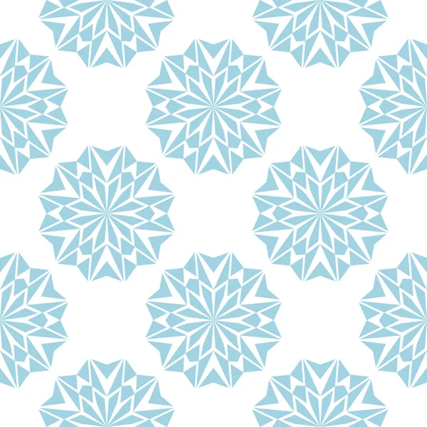 Desenho Floral Azul Sobre Fundo Branco Padrão Sem Costura Para — Vetor de Stock