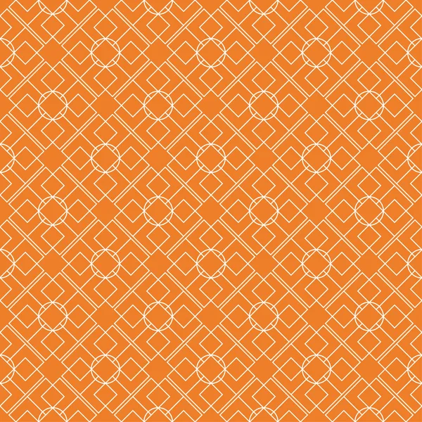 橙色几何设计 纺织品和墙纸无缝模式 — 图库矢量图片