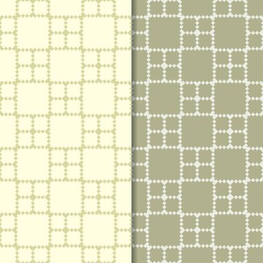 Zeytin yeşili geometrik Dikişsiz desen web, Tekstil ve duvar kağıtları için