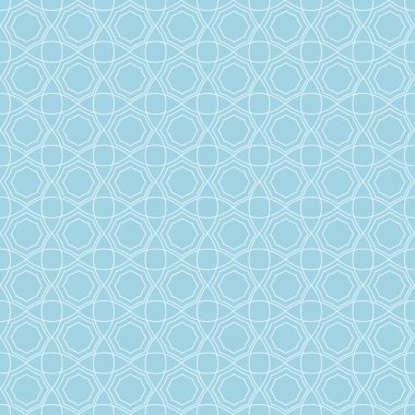 Hafif mavi geometrik süsleme. Web, Tekstil ve duvar kağıtları için seamless modeli