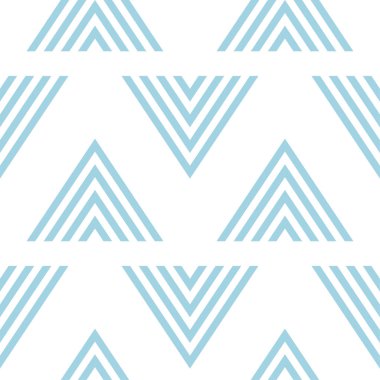 Beyaz ve mavi geometrik seamless modeli web, Tekstil ve duvar kağıtları için