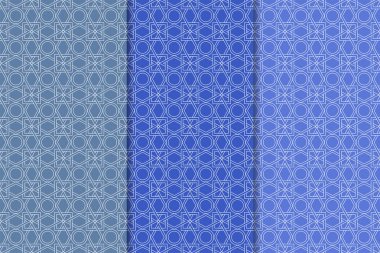 Mavi geometrik dikey Dikişsiz desen web, Tekstil ve duvar kağıtları için