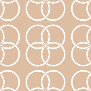 Bej renkli geometrik süsleme. Web, Tekstil ve duvar kağıtları için seamless modeli
