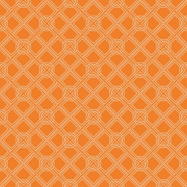 Turuncu geometrik tasarım. Web, Tekstil ve duvar kağıtları için seamless modeli