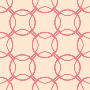 Kırmızı ve bej geometrik seamless modeli web, Tekstil ve duvar kağıtları için