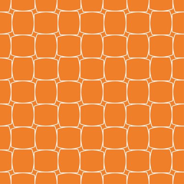 Turuncu geometrik süsleme. Web, Tekstil ve duvar kağıtları için seamless modeli