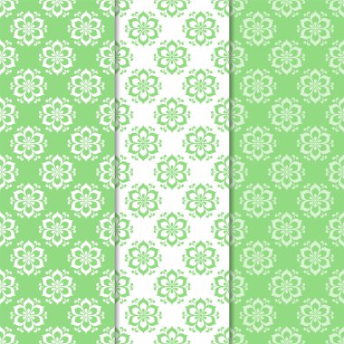 Çiçek renkli kesintisiz desenleri. Arka plan duvar kağıtları için çiçeğe elemanları ile.