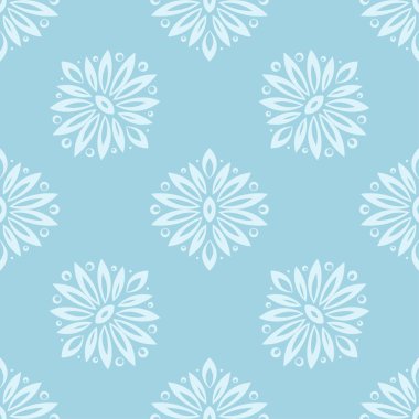 Lacivert seamless modeli ile çiçek arka plan. Duvar kağıtları ve tekstil tasarım