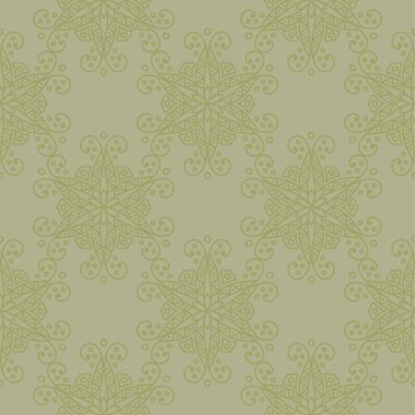 Zeytin yeşili çiçek süs tasarım. Tekstil ve duvar kağıtları için seamless modeli