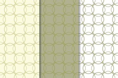 Zeytin yeşili ve beyaz geometrik dikey Dikişsiz desen web, Tekstil ve duvar kağıtları için