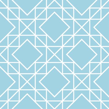 Lacivert geometrik süsleme. Web, Tekstil ve duvar kağıtları için seamless modeli