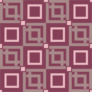 Geometrik seamless modeli. Mor kırmızı arka plan duvar kağıtları, Tekstil ve kumaş için