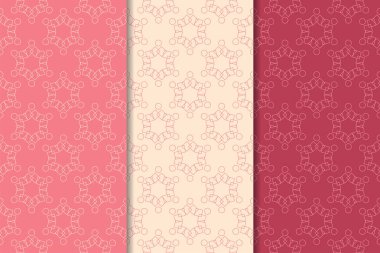 Kiraz kırmızı geometrik dikey Dikişsiz desen web, Tekstil ve duvar kağıtları için