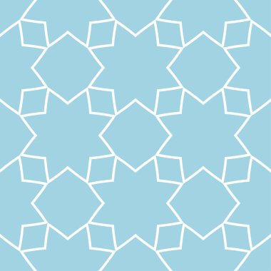 Lacivert ve beyaz geometrik süsleme. Web, Tekstil ve duvar kağıtları için seamless modeli