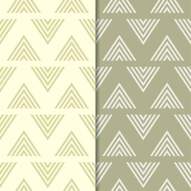 Zeytin yeşili geometrik Dikişsiz desen web, Tekstil ve duvar kağıtları için