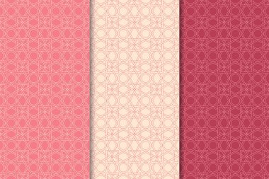 Kiraz kırmızı geometrik dikey Dikişsiz desen web, Tekstil ve duvar kağıtları için
