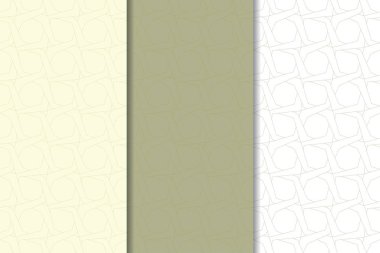 Zeytin yeşili ve beyaz geometrik dikey Dikişsiz desen web, Tekstil ve duvar kağıtları için