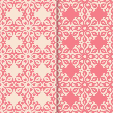 Pembe seamless modeli ile çiçek arka planlar. Duvar kağıtları ve Tekstil için tasarımlar