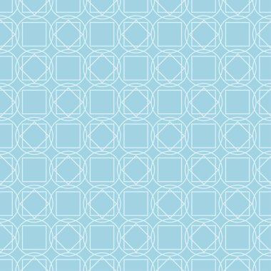 Hafif mavi geometrik süsleme. Web, Tekstil ve duvar kağıtları için seamless modeli