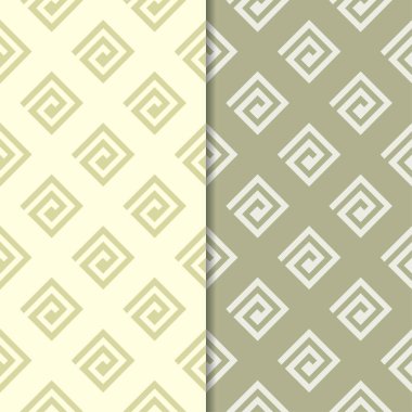 Zeytin yeşili kesintisiz geometrik desenler web, Tekstil ve duvar kağıtları için ayarla