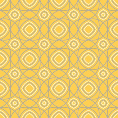 Geometrik seamless modeli. Sarı arka plan duvar kağıtları, Tekstil ve kumaş için