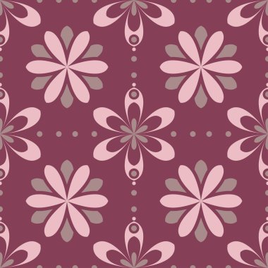 Çiçek kırmızı sorunsuz arka plan. Desen duvar kağıtları, Tekstil ve kumaş için