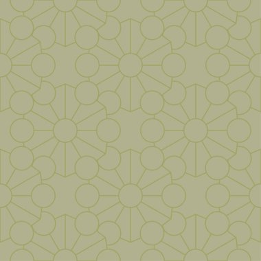 Geometrik süsleme. Zeytin yeşili seamless modeli web, Tekstil ve duvar kağıtları için