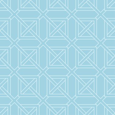 Hafif mavi geometrik tasarım. Web, Tekstil ve duvar kağıtları için seamless modeli