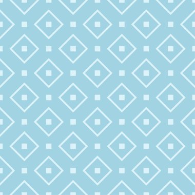 Hafif mavi geometrik süsleme. Web, Tekstil ve duvar kağıtları için seamless modeli