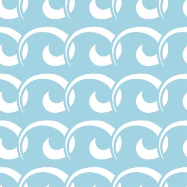 Lacivert ve beyaz geometrik süsleme. Web, Tekstil ve duvar kağıtları için seamless modeli