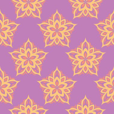 Çiçek renkli seamless modeli. Parlak arka plan duvar kağıtları, Tekstil ve kumaş için