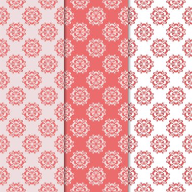 Çiçek renkli kesintisiz desenleri. Arka plan duvar kağıtları için çiçeğe elemanları ile.