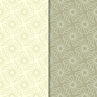 Zeytin yeşili kesintisiz geometrik desenler web, Tekstil ve duvar kağıtları için ayarla