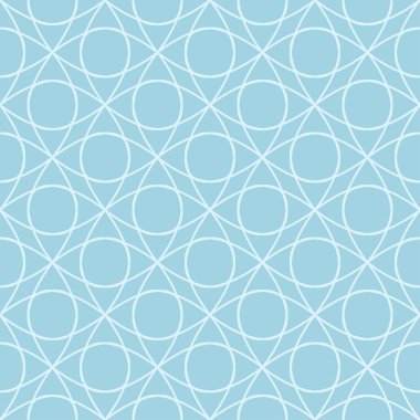Hafif mavi geometrik süsleme. Web, Tekstil ve duvar kağıtları için seamless modeli