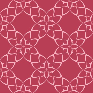 Kiraz pembe çiçek süsleme. Tekstil ve duvar kağıtları için seamless modeli