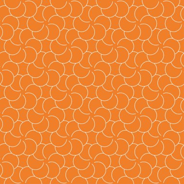 Turuncu geometrik süsleme. Web, Tekstil ve duvar kağıtları için seamless modeli