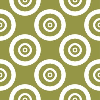 Zeytin yeşili ve beyaz geometrik süsleme. Web, Tekstil ve duvar kağıtları için seamless modeli