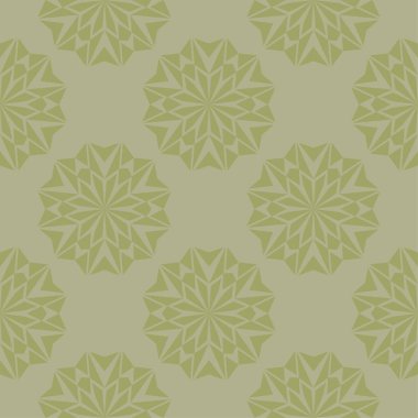 Zeytin yeşili çiçek süs tasarım. Tekstil ve duvar kağıtları için seamless modeli