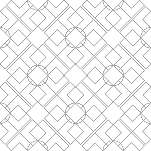 Light Gray Geometric Seamless Ornament Seamless Pattern Web Textile Wallpapers — Stock Vector