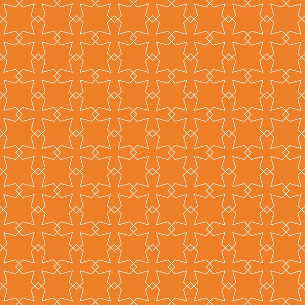 Orange Geometrisches Design Nahtloses Muster Für Web Textilien Und Tapeten — Stockvektor