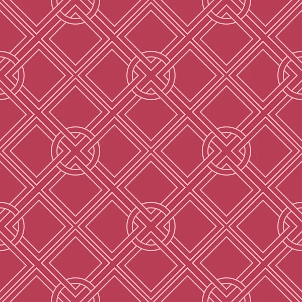 Adorno Geométrico Rojo Patrón Sin Costuras Para Tela Textil Fondos — Archivo Imágenes Vectoriales