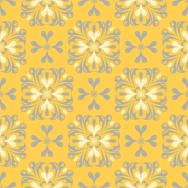 Sarı çiçek seamless modeli. Arka plan duvar kağıtları, Tekstil ve kumaş için çiçek tasarımları ile