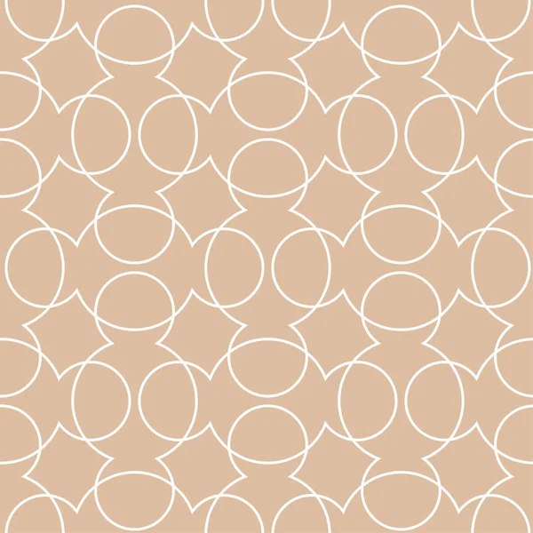 Bej ve beyaz geometrik süsleme. Web, Tekstil ve duvar kağıtları için seamless modeli