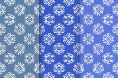 Çiçek süsler kümesi. Mavi dikey Dikişsiz desen. Duvar kağıdı arka plan