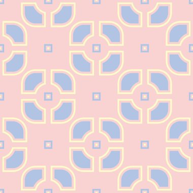 Geometrik sorunsuz pembe. Çok renkli desen duvar kağıtları, Tekstil ve kumaş için