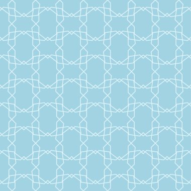 Hafif mavi geometrik süsleme. Web, Tekstil ve duvar kağıtları için seamless modeli