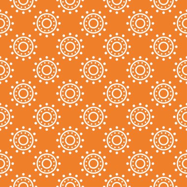 Turuncu geometrik tasarım. Web, Tekstil ve duvar kağıtları için seamless modeli