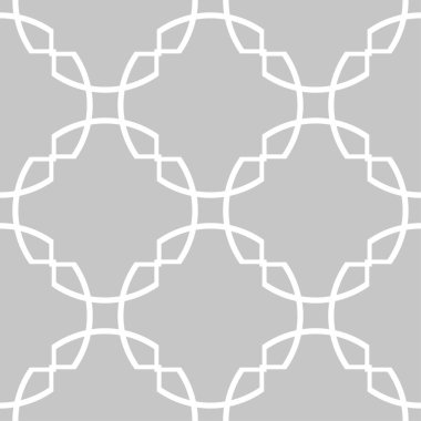 Geometrik süsleme. Işık gri seamless modeli web, Tekstil ve duvar kağıtları için