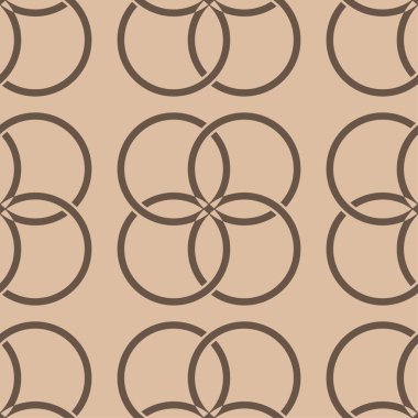 Kahverengi geometrik süsleme. Web, Tekstil ve duvar kağıtları için seamless modeli